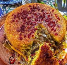 ته چین مرغ مجلسی